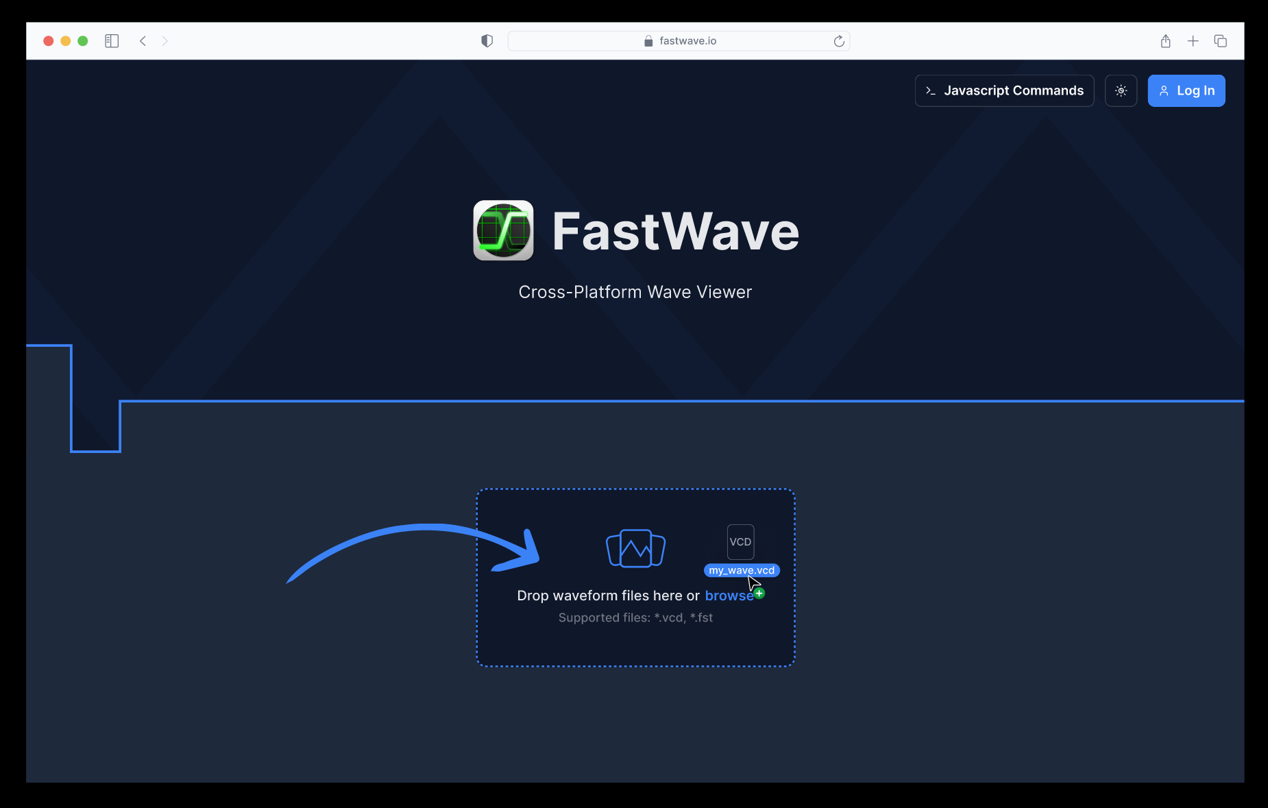 Fastwave - Default state - Dark (not implemented yet)